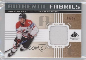 2011-12 SP Game Used Edition Authentic Fabrics /35 Shea Weber #AF-SW Patch
