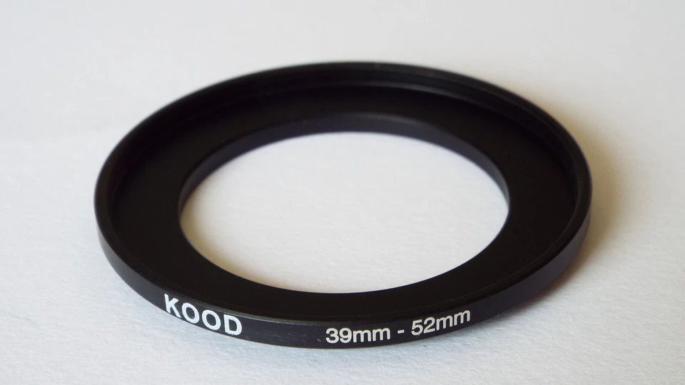 STEP UP ADAPTER 39MM-52MM STEPPING RING 39MM TO 52MM 39-52 FILTER ADAPTER - Image 1 of 1