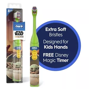 Oral-B Kids Electric Toothbrush The Mandalorian Baby Yoda Star Wars Grogu.. - Picture 1 of 13