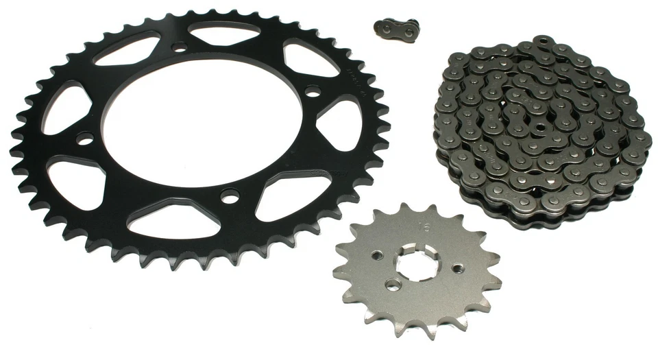 Yamaha Virago 250, 1995 1996 1997 1998 1999, Juego de cadena y piñón 16/45 - XV250 Foto 1 de 1