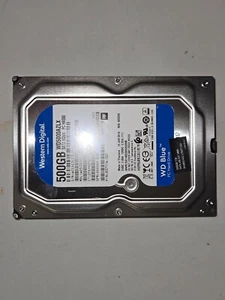 Western Digital WD Blue 500 GB SATA III 3.5 in Hard Drive Working Pulls Wiped - Picture 1 of 3