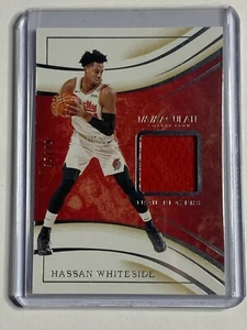 2019-20 Panini Immaculate Hassan Whiteside Jersey card #MT-HW1 Portland /49 - Picture 1 of 4