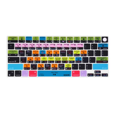 XSKN FL Studio Shortcuts Keyboard Cover for 2021-2024 Macbook Pro 14.2/16.2 inch - Image 1 of 4
