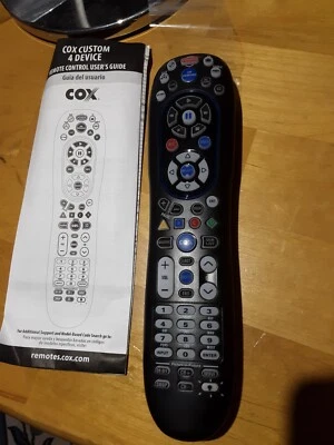 Cox Contour Cable Box 4-Device Remote URC-8820-Moto Ver.1.2 CISCO or MOTOROLA  - Image 1 of 3