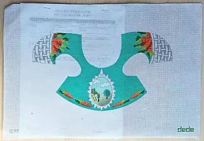 Lienzo de punta de aguja pintado a mano Dede: chaleco de muñeca/oso LIL' LOP HOPPER Pascua #1099 Foto 1 de 2