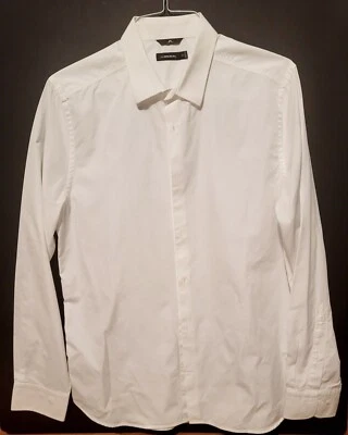 Camisa de Vestir J.Lindeberg Para Hombre 17 Blanca Clásica Manga Larga Formal Puño Redondeado Foto 1 de 4