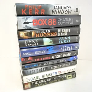 10x Crime Thriller Fiction Mixed Author Hardcover Book Bundle Skinny Dip Hiaasen - Picture 1 of 14