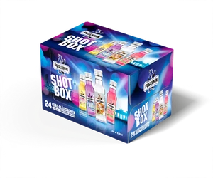 Puschkin Vodka Shot Box Glas 24 x 0,02 l 17,5% Glasflaschen verschiedene Sorten - Bild 1 von 1