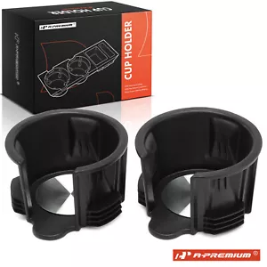 2x Cup Holder Insert Front In Center Console for Land Rover Discovery Sport LR2 - Picture 1 of 10