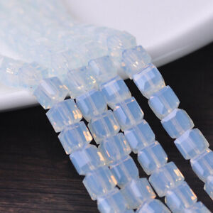 10pcs 10mm Cube Faceted Cut Crystal Glass Loose Beads Lot for Jewelry Making