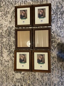 Double Photo FRAMES, 3 Sets, Wood - Picture 1 of 5