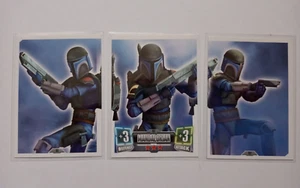 Lote x 3 Mandalorian Star Wars 2011 Topps Force Attax - Imagen 1 de 5