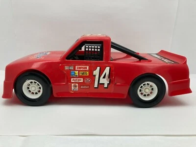 Vintage Tim Mee Toy Race Truck NASCAR Super Truck Series Plastic Red #14 USA - Image 1 of 4