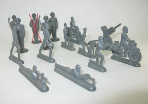 Set of 14 Tin Soldiers USSR 1960-1980 Original Vintage Zinnsoldaten UdSSR - Bild 1 von 7