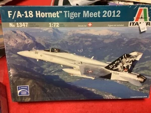 Kit modelo 1347 Hornet Tiger Meet 2012 vintage raro Estate Italeri 1/72 F/A18 - Imagen 1 de 1