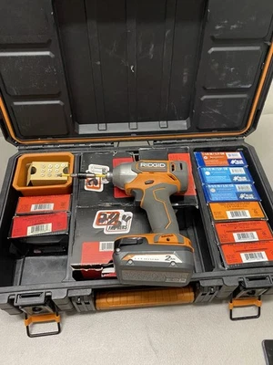 RIDGID Power drill R860021, Tool Hard Case  6.3" x 22.48 " x 13.82” W Various - Image 1 of 4