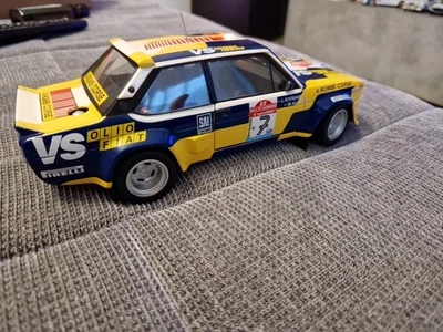 Fiat 131 abarth 4 Rombi corse Markuu Alen sanremo 1980 - Kyosho 1/18 08372E - Immagine 1 di 4