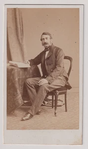 CDV Bisson Frères - Personnage à identifier - Vintage albumen print c.1859/60 - Bild 1 von 2