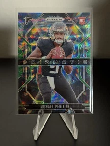 Michael Penix Jr. #10 Green Wave Prizm RC 2024 Panini Prizm - Prizmatic - Bild 1 von 2