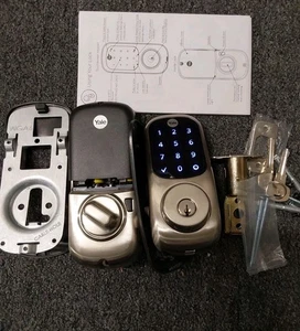 Tested! Yale YRD226 Deadbolt Touchscreen Smart Lock - Satin Nickel BD - Picture 1 of 2