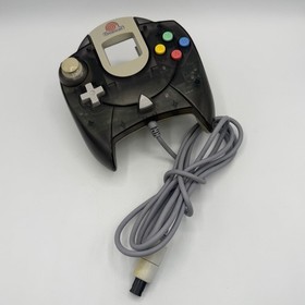 Sega Dreamcast Clear Smoke Translucent Black Controller Tested OEM HKT-7700