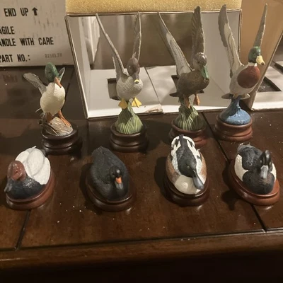 Franklin Mint Super Rare Great American Duck Chess Set 16 Pieces-no Board - Image 1 of 4