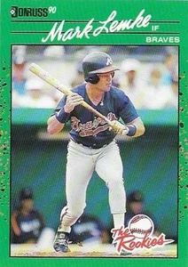 1990 Donruss The Rookies #43 Mark Lemke - Picture 1 of 2