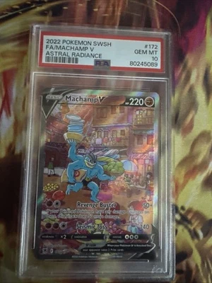Machamp V (Alternate Full Art) 172/189 Swsh10: Astral Radiance Holo - Image 1 of 2