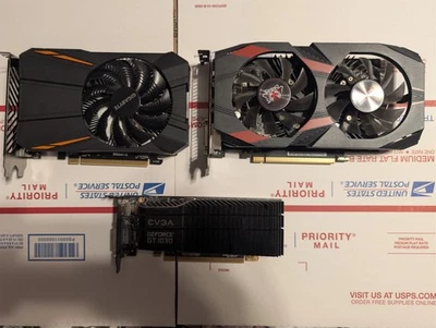 GPU Lot- Gtx 1050 2GB, Rx 550 2GB, GT 1030 2GB - Image 1 of 2