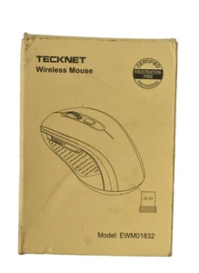 Tecknet bluetooth Wireless Mouse 3 Modes 2.4G Portable Optical 4000 DPIv - Picture 1 of 5