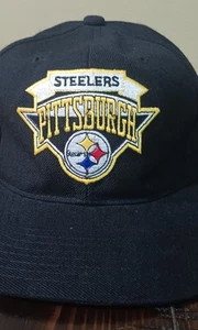 Vintage Rare 1990s Pittsburgh Steeler CCM Classic Team Collection Snapback Hat - Picture 1 of 6