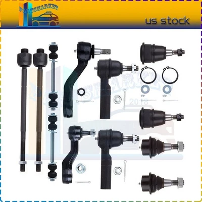 Set Of 12 Ball Joints Tie Rod Ends Idler Arm Fits For 2003-2005 GMC Savana 2500 - Изображение 1 из 4