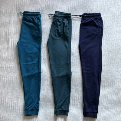 TU Boys Jogging Bottoms Bundle - Joggers x 3 Pairs - Blue/Navy Age 11 Years VGC - Image 1 of 4