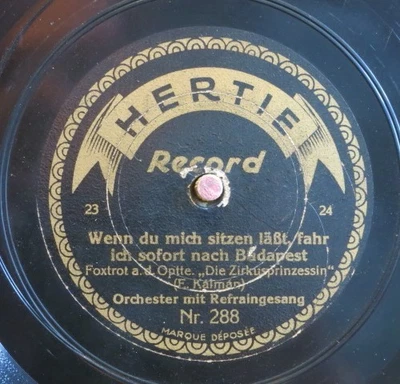 Orchester Mit Refraingesang 78 RPM / Valencia & Wenn Du Mich ... (270-0725-AN) - Bild 1 von 2