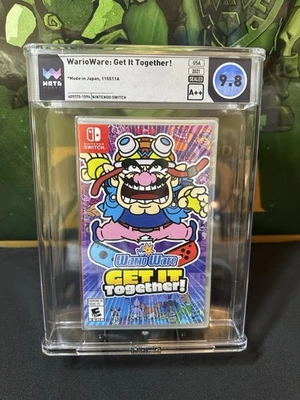 Wario Ware Get It Together Switch 1st Print Sealed and Graded WATA 9.8 A++ - Image 1 of 2
