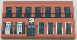 Cat's Meow PAT O' BRIAN'S NEW ORLEANS CUARTO FRANCÉS 1994 Estante de madera Cuidador - Imagen 1 de 5