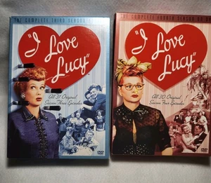 I Love Lucy TV Series DVD Sets Seasons 3 and 4 with 5-discs Good Condition - Picture 1 of 7