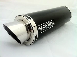 Hawk - Suzuki GSXR 600 L1 2011 - Scarico Corto Da Corsa Legale Su Strada Nero GP - Foto 1 di 1