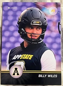 Billy Wiles #9 Appalachian State Mountaineers Football QB OnIt Athlet RC B-17 - Bild 1 von 12