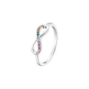 Anello Donna Lotus Silver LP1872-3/218 Con Infinito E Zirconi Multicolore - Foto 1 di 2