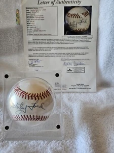 Whitey Ford Signed Baseball JSA COA Official American Leaque Ball - Picture 1 of 4