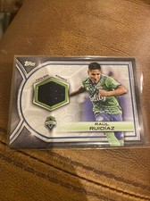 2023 Topps MLS Raul Ruidiaz Player Worn Patch Seattle Sounders