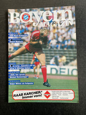 Bl 85/86 FC Bayern München - Uerdingen, 07.12.1985 + Affiche Holger Willmer