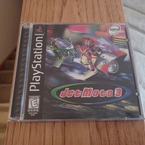 Jet Moto 3 PS1 Playstation CIB completo + scheda di registrazione catalogo 989 Studios  - Foto 1 di 13