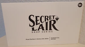 MTG Secret Lair ~ Pixel Perfect Extra Life 2024 ~ Rainbow FOIL ~ Sealed in Hand! - Picture 1 of 7