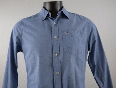 Camisa Hollister California Juvenil Botón Delantero Manga Larga Talla M Foto 1 de 4
