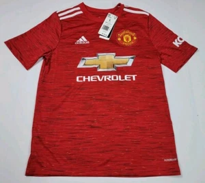 Adidas Manchester United 2020/21 Home Soccer Jersey FM4292 Youth 13/14 Aeroready - Picture 1 of 16