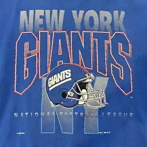 Sudadera gráfica vintage 1992 Jostens New York Giants fútbol americano NFL - XL azul - Imagen 1 de 12