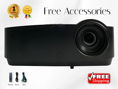 DLP Projector 3,500 Lumens 4K Input Support PC 3D Ready HDMI + 1 Year Warranty ⭐ - Image 1 of 4