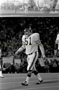 Negativo vintage 1973 SPESSO BUTKUS originale 35 mm Chicago Bears HOF Illinois 62 - Foto 1 di 1
